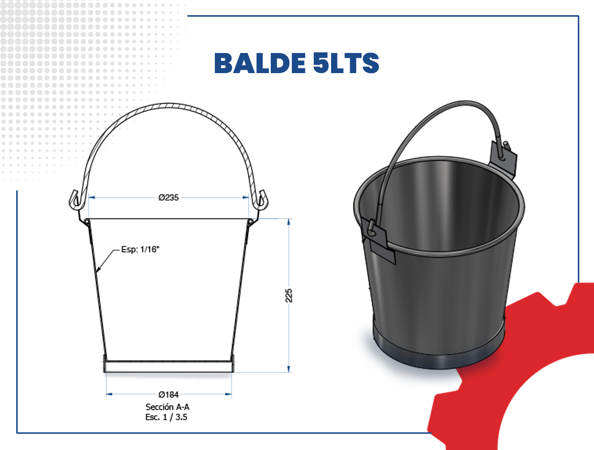 Baldes 5Lt
